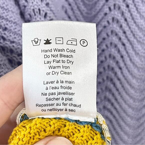 Heartloom Knit Mini Dress Beach Cover Up Woman’s size S Multicolor - Picture 3 of 8